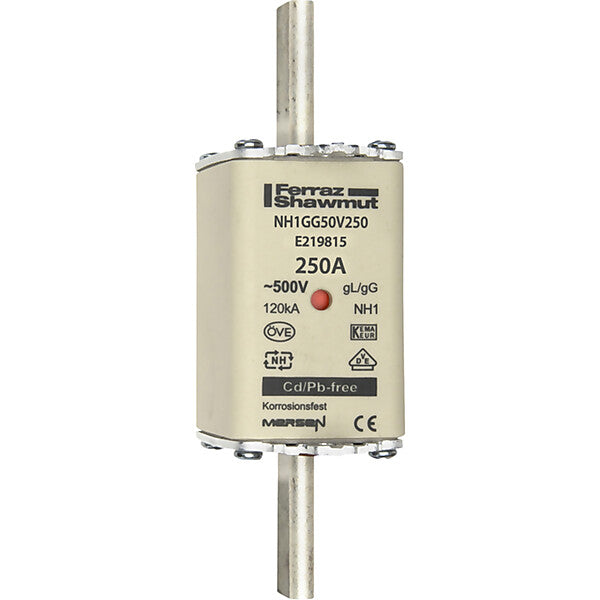 Mersen NH-Sicherungseinsatz SF Gr.1 gG 250A/500V KM NH1GG50V250